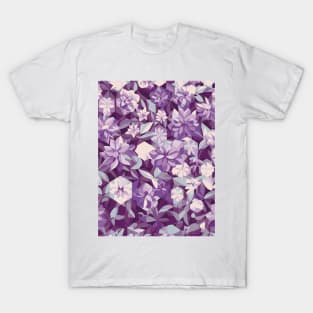 Floral Pattern Polygon style: Polygonal Petal Symmetry T-Shirt